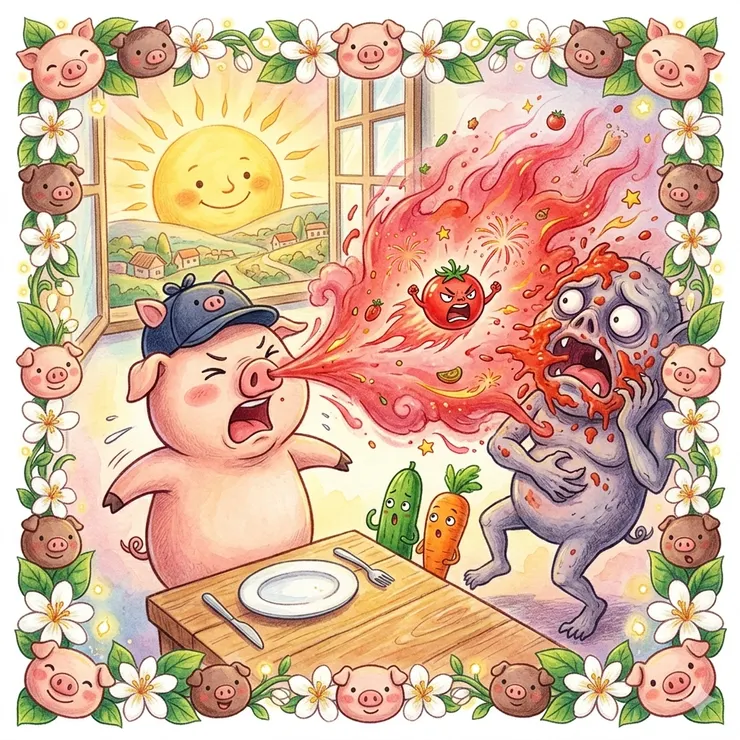 AI繪圖：紅大番