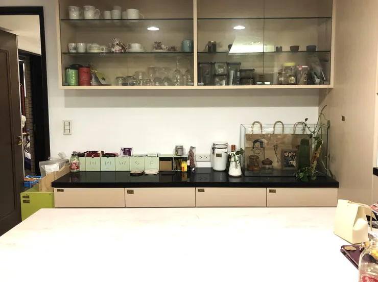 整理後,餐桌區
