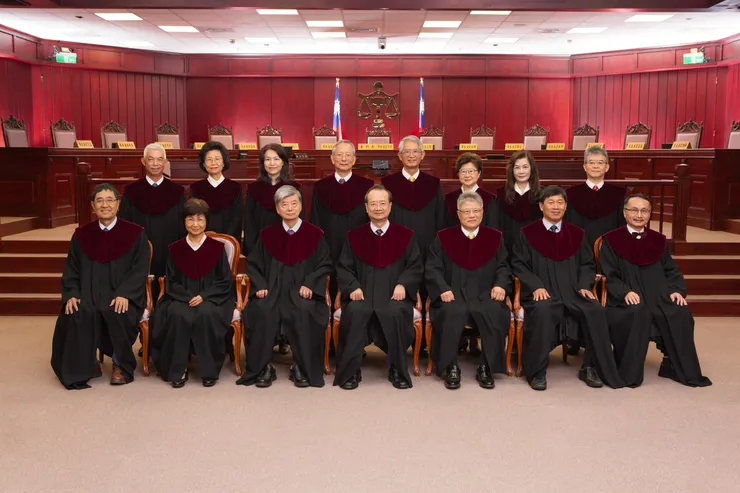 現任15位大法官（圖片來源：司法院官網）