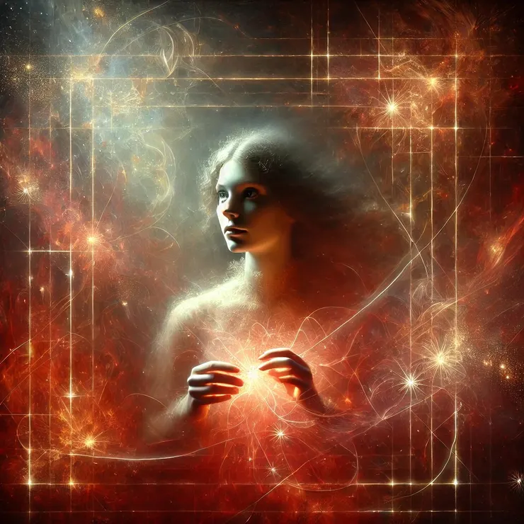 She closed her eyes, letting the flood of fragmented emotions wash over her. She could feel the longing in the soft curve of the mouth, the defiance in the faint glow of an eye almost obscured by shadow.