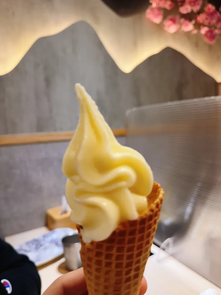 自助吧霜淇淋完美收尾