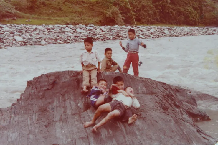 姪子們的合照（啟明．拉瓦提供）