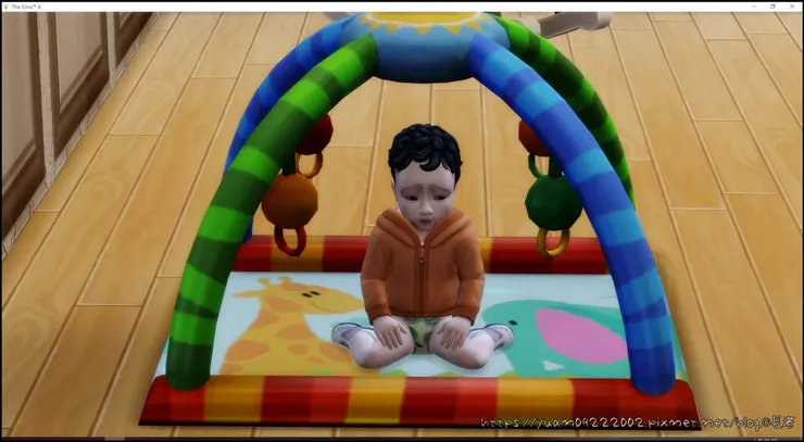 居然自己坐起來了！