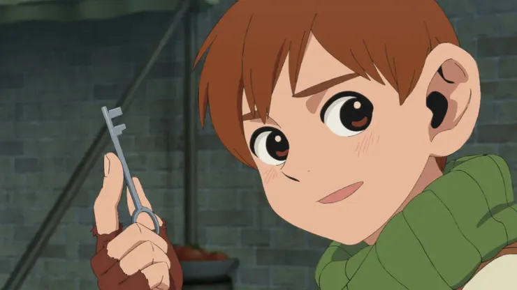 開鎖師奇爾查克決定留下，一起拯救法琳。（官方第一話先行圖）