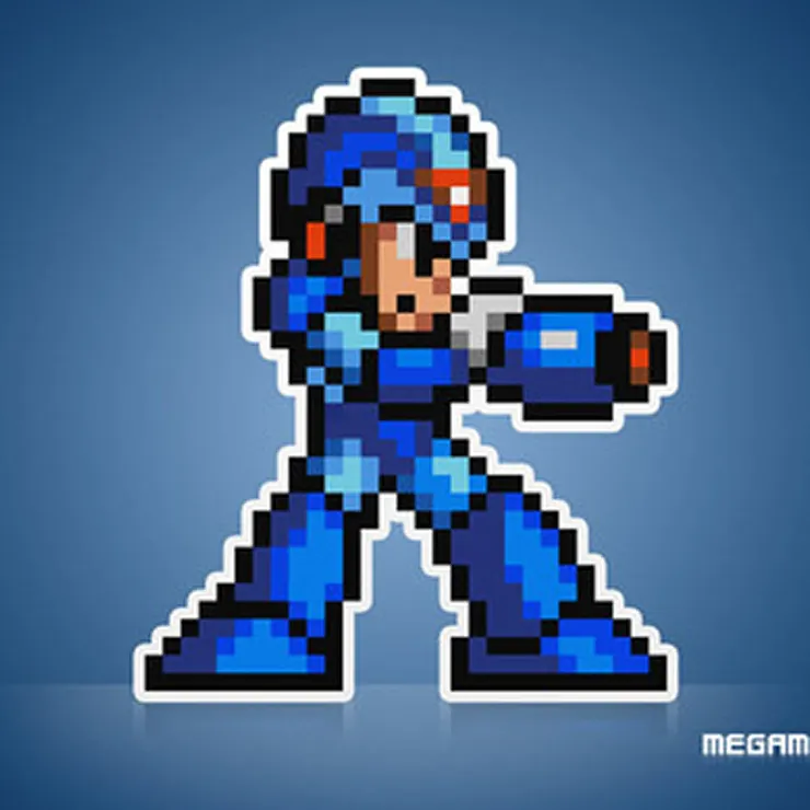 洛克人像素風格