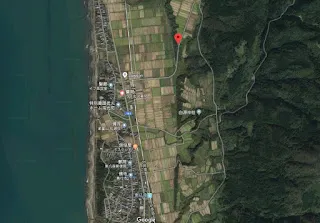 東八森北的地點就在Lawson轉進去的半山腰上