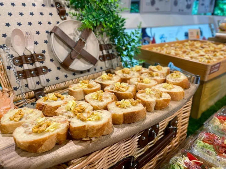 圖說：加入鳳梨酵素益生菌的「鳳梨乳酪法國麵包」完美兼顧美味與健康。（資料來源：旺萊山）