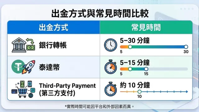 出金速度比較表