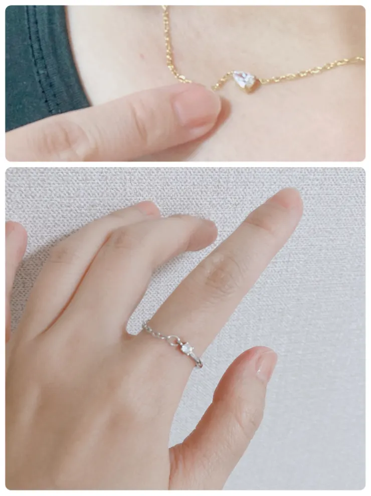 實際配戴後真的喜歡得不得了!飾品也跟商品照一樣!