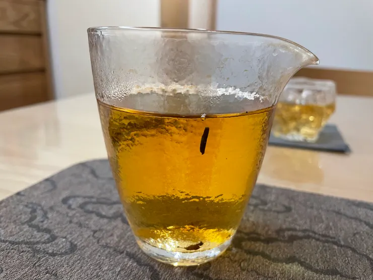 看見茶柱，聰明的您，必定想到我要分享的是甚麽吧！（作者拍攝）