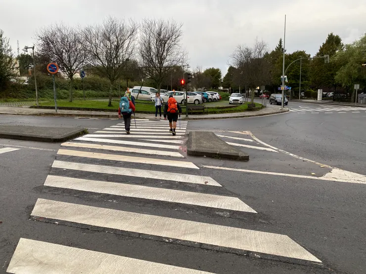 我以為有跟到的朝聖者們，隨後就看不到他們背影