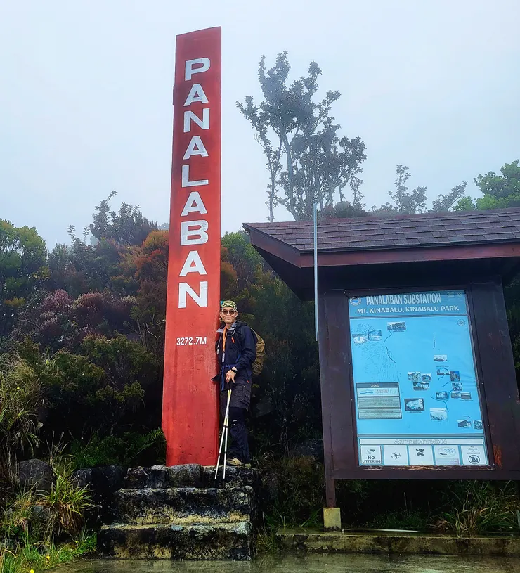 ▲15:00抵達Panalaban Base Camp (3272.7m)