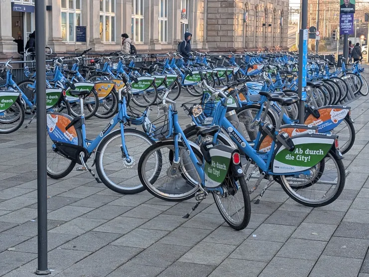 每個城市可租借的車款不太相同