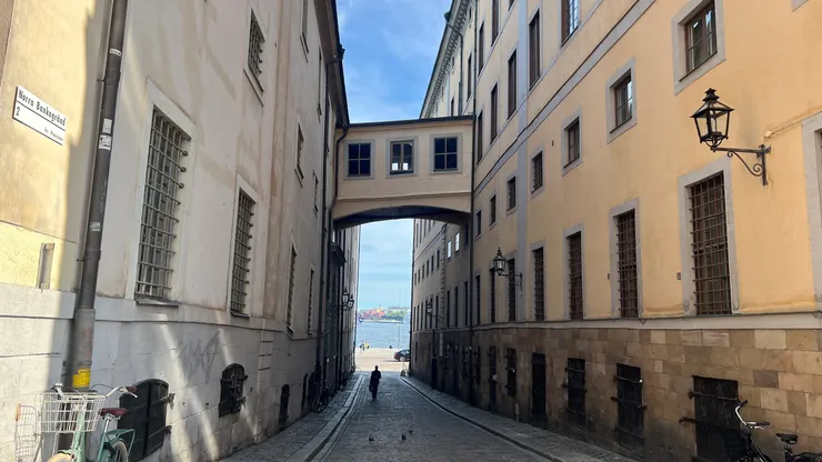 老城區見瞥見湖景