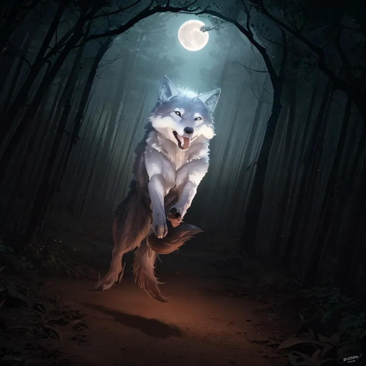 沒有月亮的成品圖