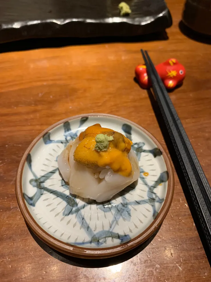 干貝海膽握壽司