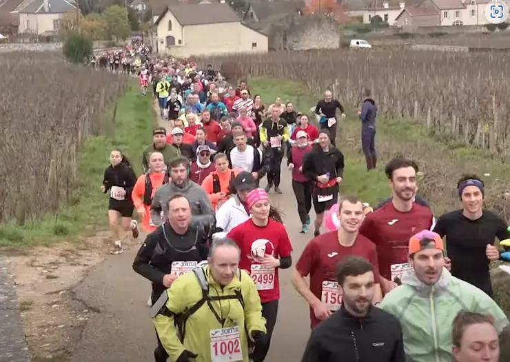 crédit de photo : sémi marathon de la vente des vins de Beaune