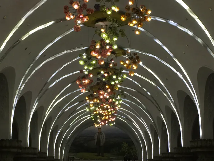 平壤地鐵榮光站壁畫