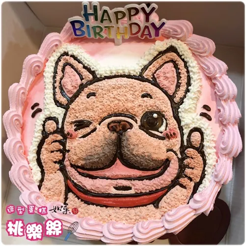 狗狗卡通蛋糕