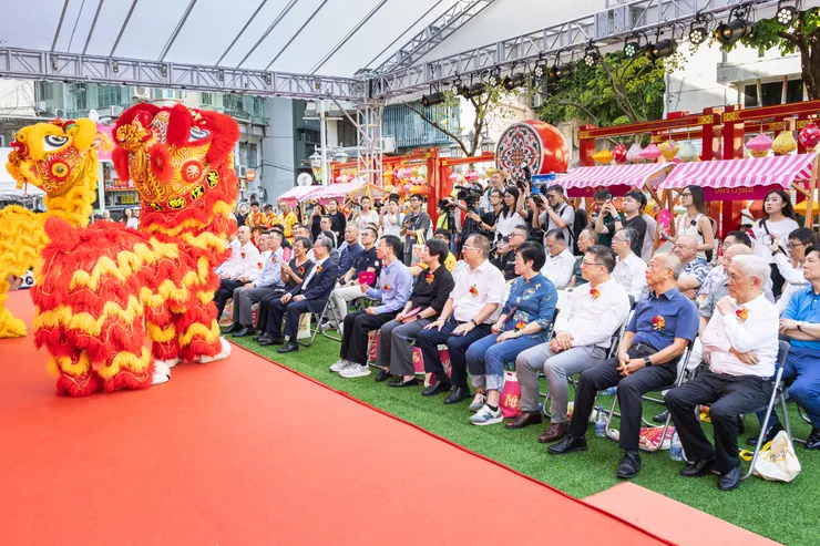 開幕式舞獅表演