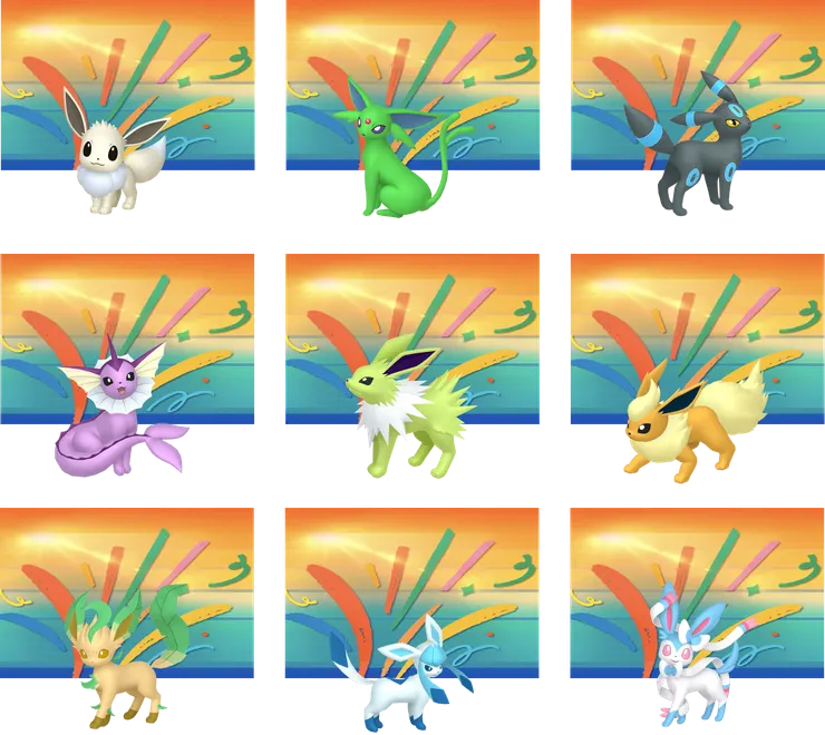 伊布經典社群日 異色伊布家族加背卡