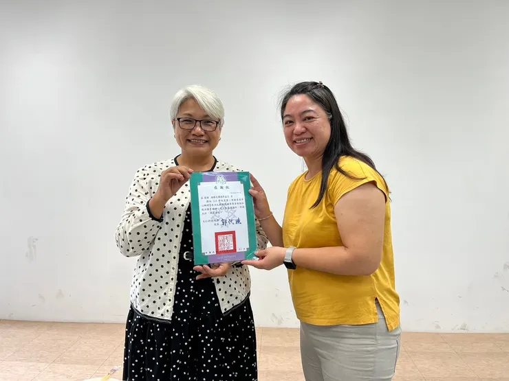 此行最開心，原住民資源中心主任是老朋友-滿春梅