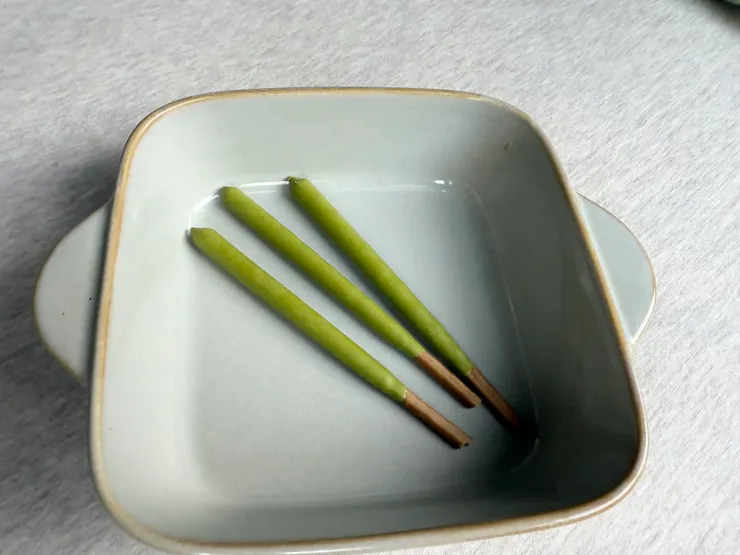 外層抹茶很濃厚和濃郁