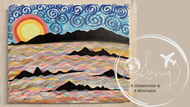 看完雲海兩天後的創作