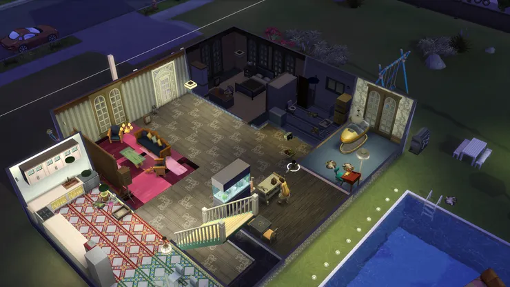 媽媽是主婦不用上班，閒時便做些手作。