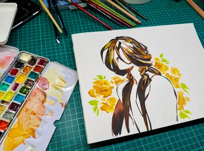 [Sketch] 不透明水彩