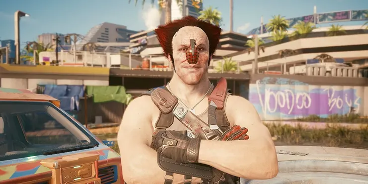 支線的最後，V問他「就不擔心那顆東西哪天爆炸嗎」時，他回答「我們都會死，至少我死的時候會有煙火喔」，可說總結了這類任務的精髓了