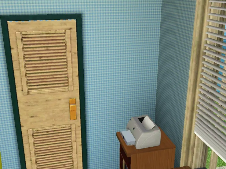 放了打印機便很有辦公室的感覺。