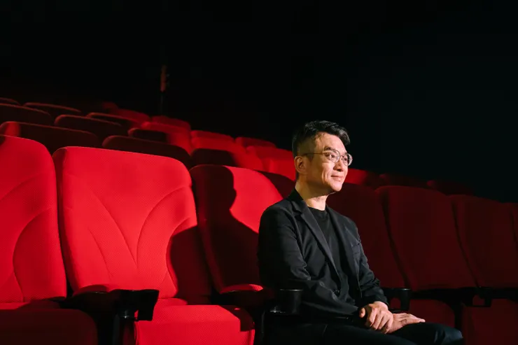 金馬執委會執行長 聞天祥《影迷學》線上課程拍攝現場／學籽文創 提供