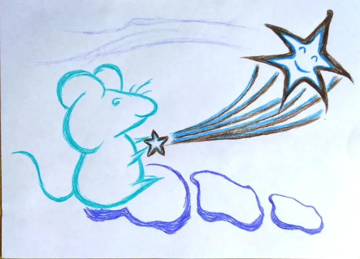 綠毛鼠夢見小星星