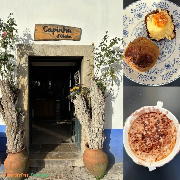 有販售咖啡的麵包店Capinha d'Óbidos