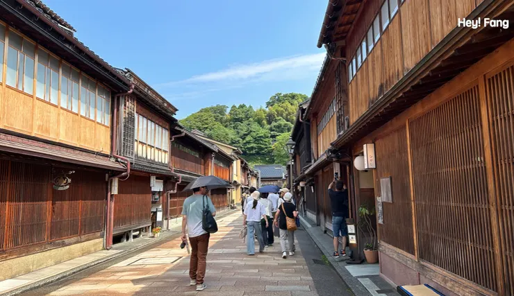 金澤東茶屋街。