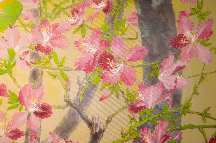 〈暖春三月〉局部－羊蹄甲