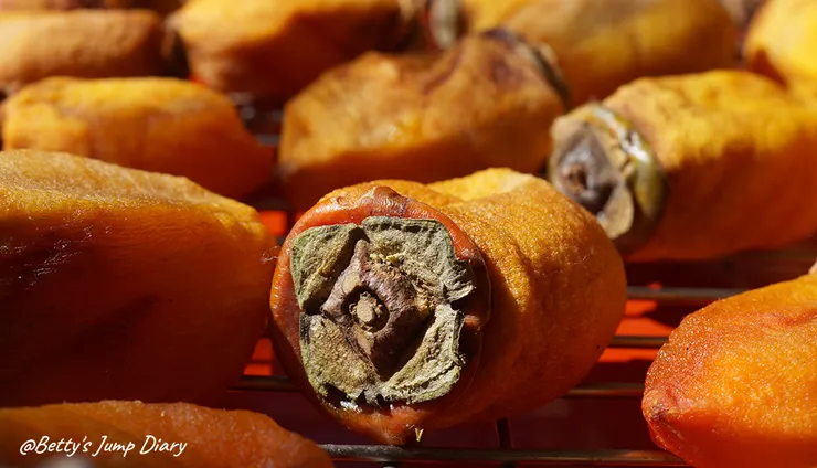 ▲味衛佳柿餅教育農園-筆柿餅/ 圖片來源：Betty's Jump Diary