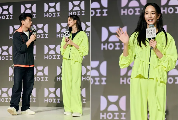 ▲張鈞甯與主持人互動,笑語間展現親切魅力,現場氣氛輕鬆熱烈,為發表會增添溫暖與活力。( 圖 / HOII后益提供 )