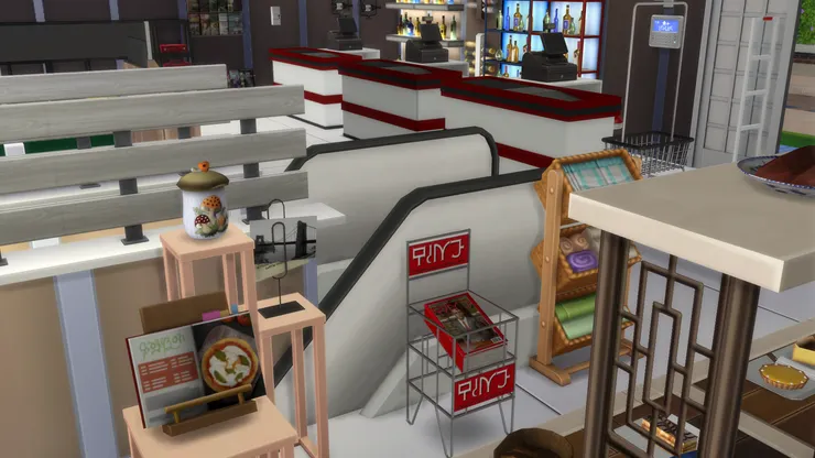 因為這裏屬麵包區，所以我放的商品也關於包餅，例如食譜和宣傳單張。