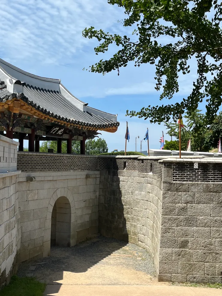 邑城北門近照。