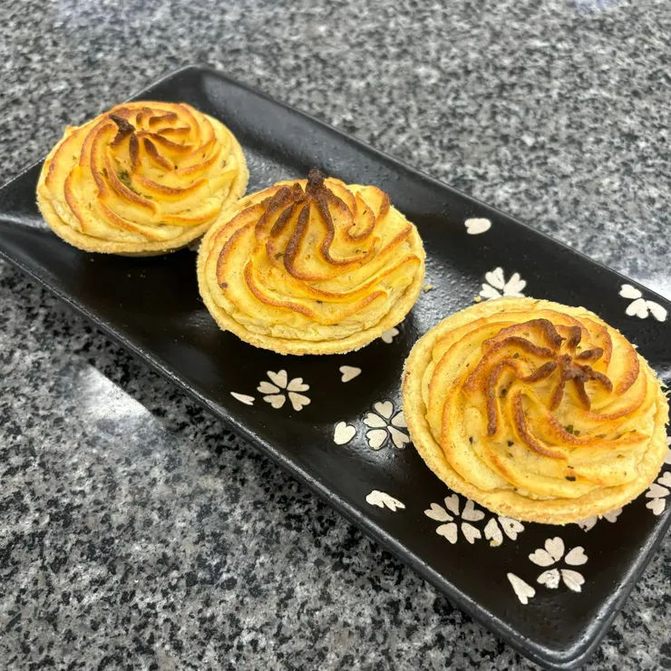 馬鈴薯鹹塔，剛出爐熱熱吃超好吃!