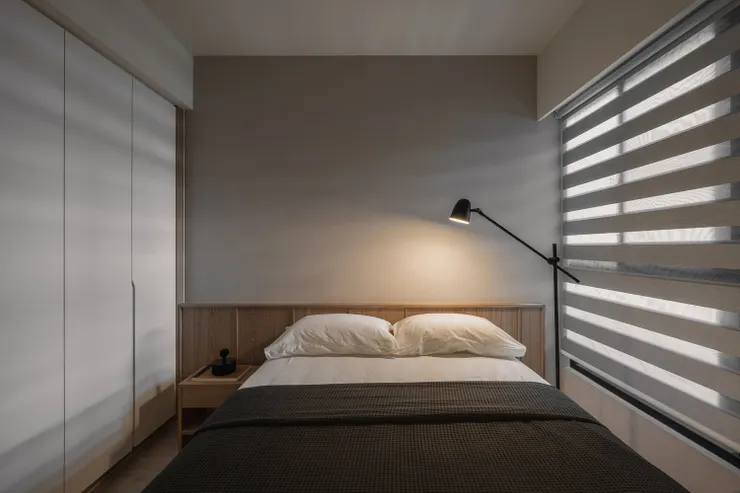 風格與機能並重的次臥規劃，為未來的生活保留了無限可能。