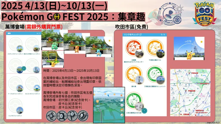 Pokemon Go Fest 2025 日本現場 集章趣