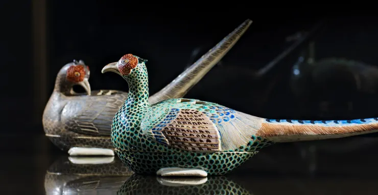 美術館的珍貴文化財: 雉香爐 (圖片來源: 石川縣立美術館官網)