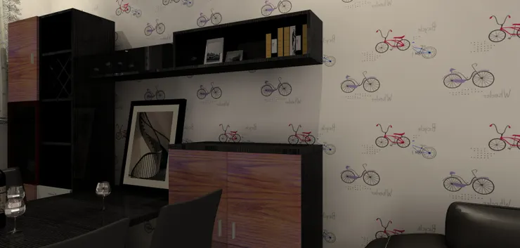 這邊也有個櫃子,雜物伸手可拿。