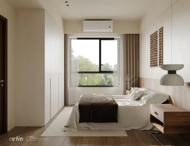 位於桃園的新案件 / 客廳空間