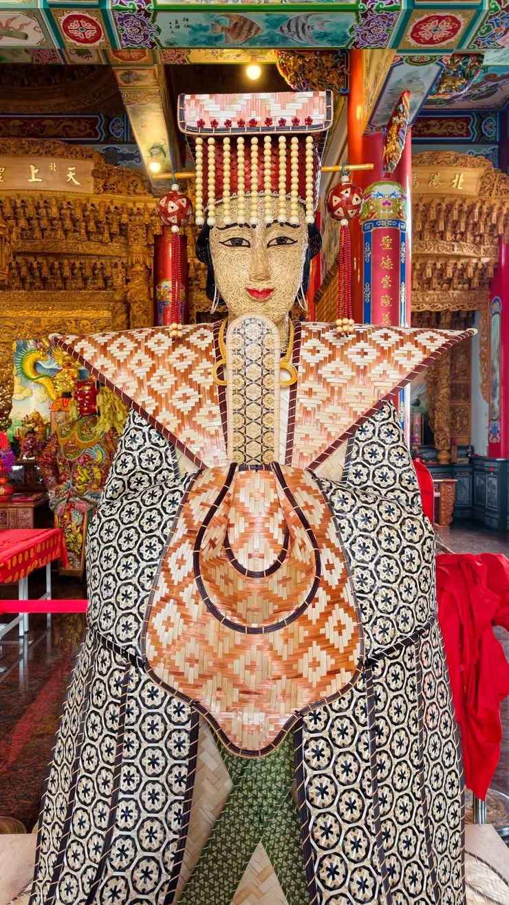 編織媽祖（圖片截圖於網路）