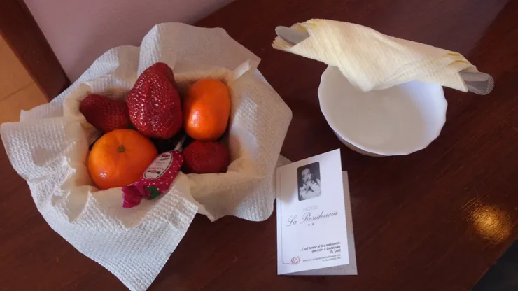 有歡迎水果真的很貼心