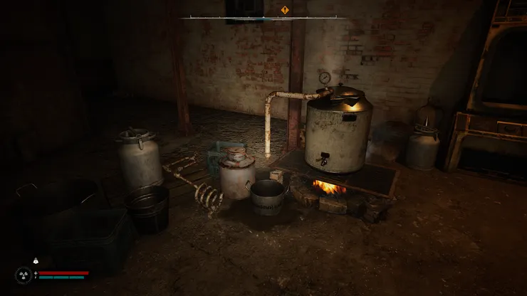 自製的釀酒設備。